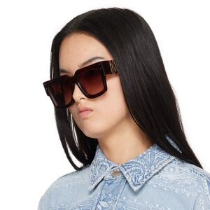 AMIRI
Brown Jumbo MA Sunglasses